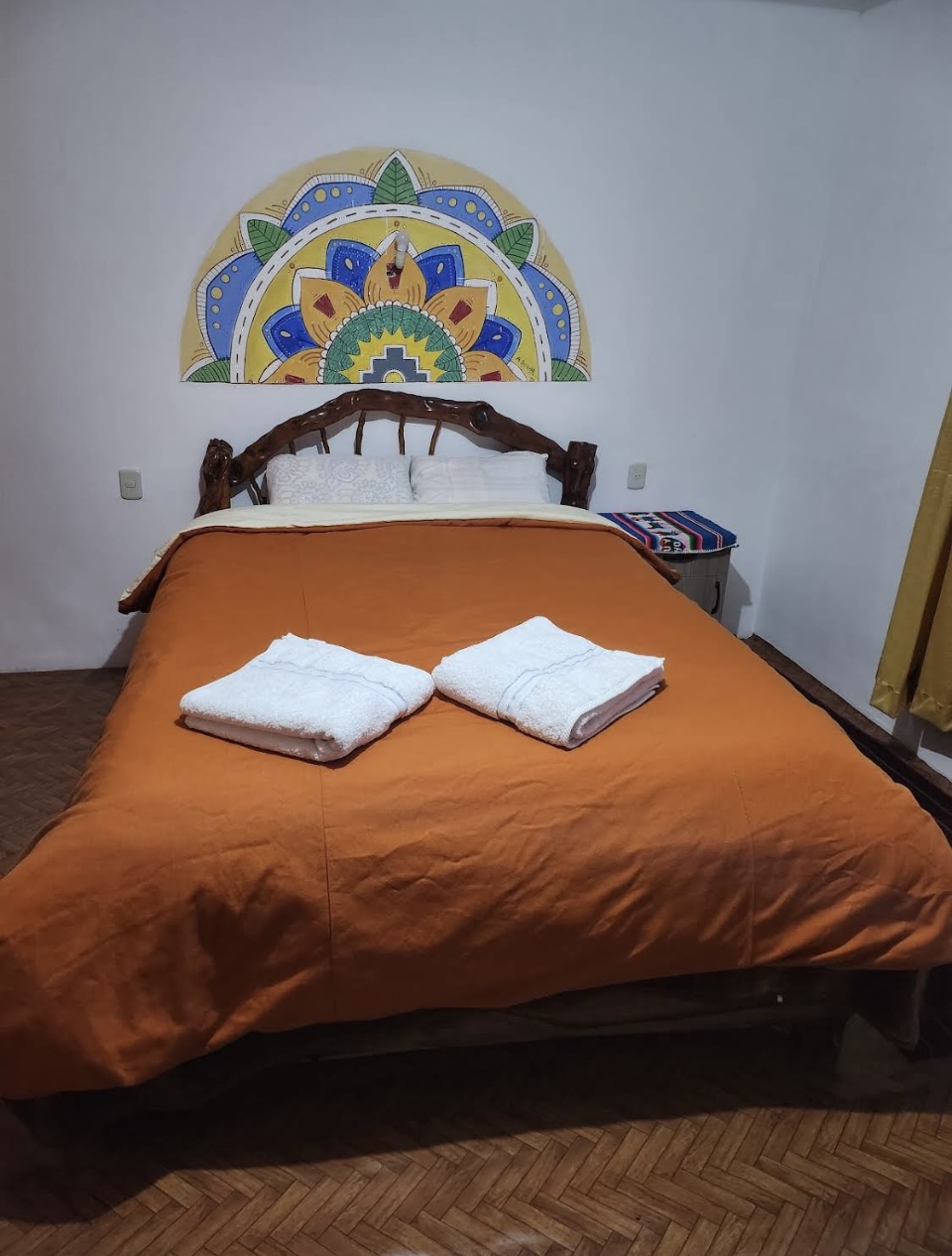 Traditional Room with Colorful Andean Art
